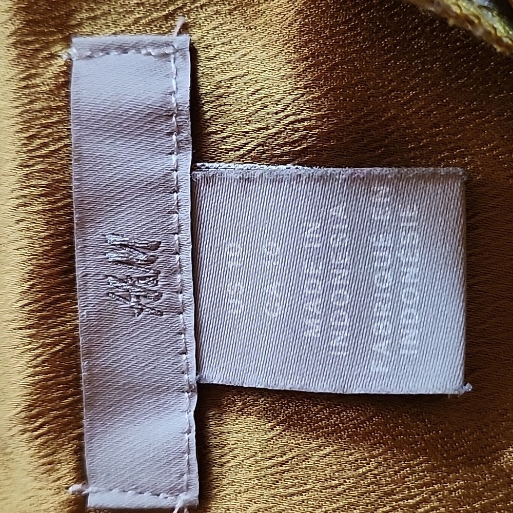 Yellow - Gold 3/4 Sleeve Work Dress - Picture 6 of 6